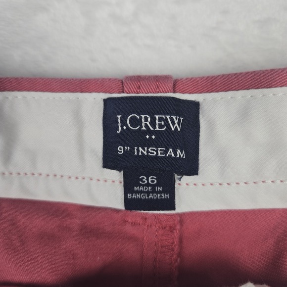 J Crew Shorts Mens 36 Pink Chino Shorts 9" Inseam‎ - Picture 2 of 7